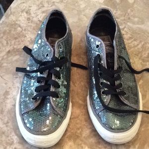 Women’s Iridescent Sequined Converse